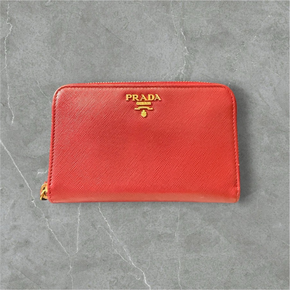 Prada Red Wallet